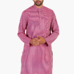 Red_stripe_khadi_long_kurta_1