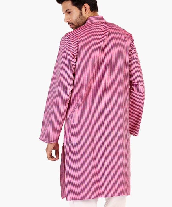 Red_stripe_khadi_long_kurta_3