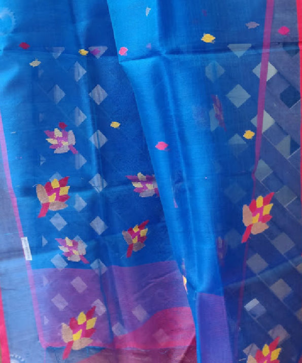 blue_stole_jamdani_handloom_dupatta_1