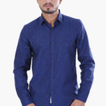 cotton_dobby_fine_quality_blue_shirt_1