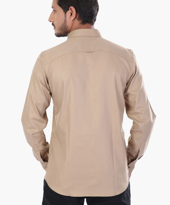 cotton_khaki_textured_full_sleeve_roll_up_fomal_shirt_3