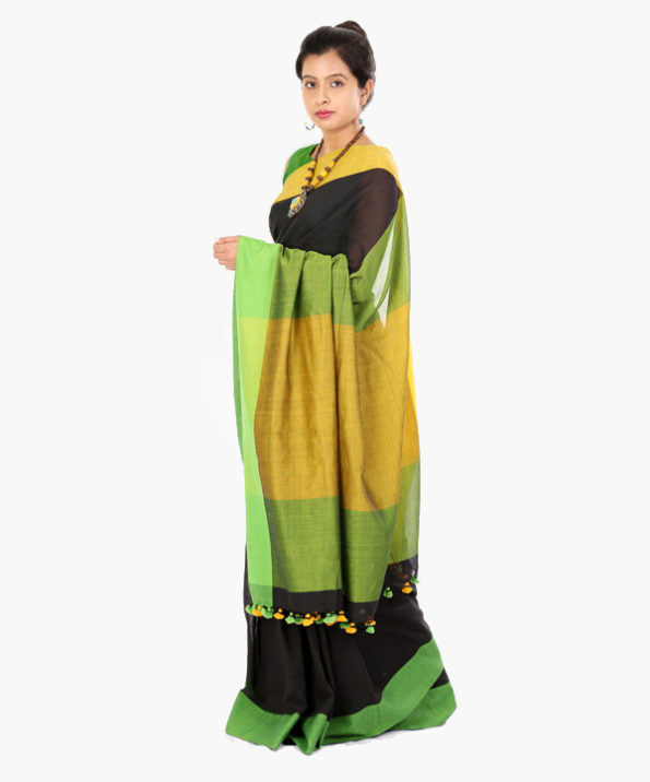 handloom_cotton_black_bright_border_saree_2