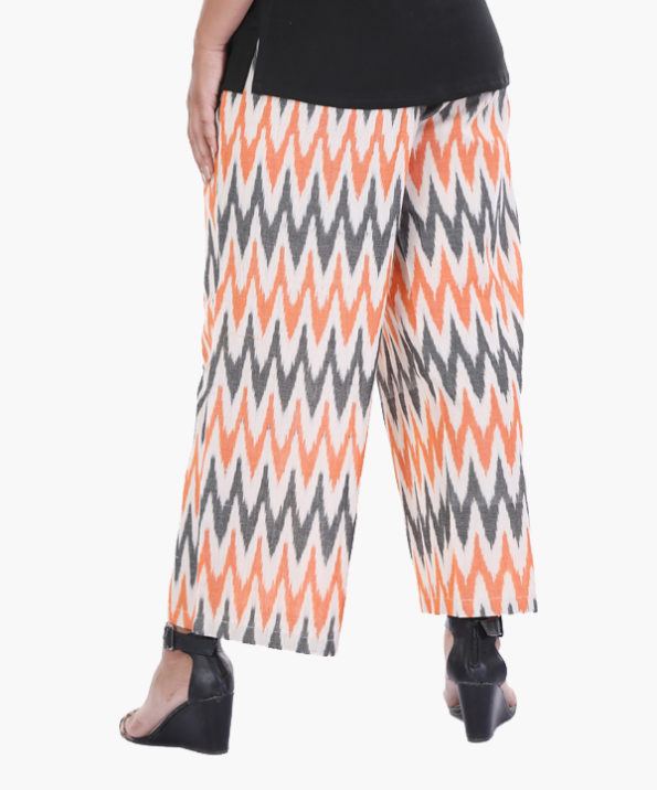 ikat_black_n_colorful_orange_grey_white_chevron_pattern_palazzo_set_5