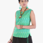 ikat_green_yellow_white_chevron_short top_2