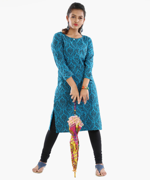 khad_turquois_blue_printed_kurta_3