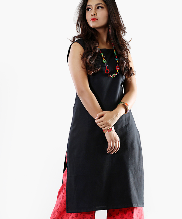 Black Rayon Sleeveless Kurti at Rs 200/piece in Jaipur | ID: 2851843048412-iangel.vn