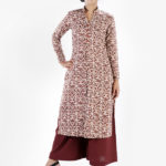 khadi kalamkari long kurta 1