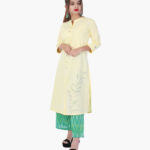 khadi_embroidery_yellow_kurta_2