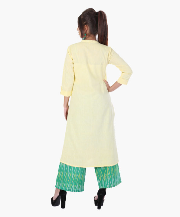 khadi_embroidery_yellow_kurta_3