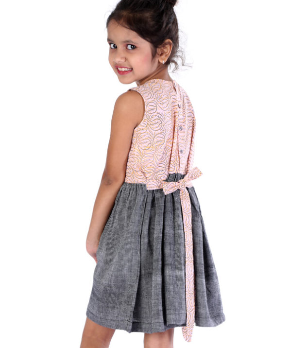 khadi_frock_pink_blockprinted_black_2