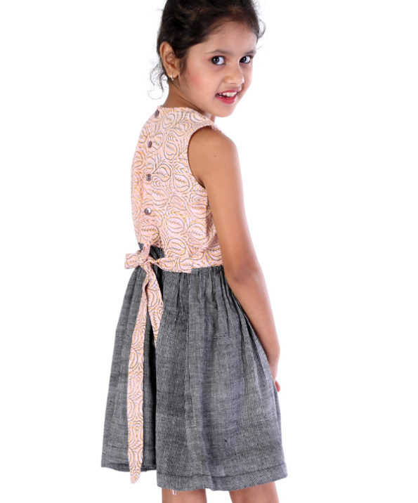 khadi_frock_pink_blockprinted_black_3