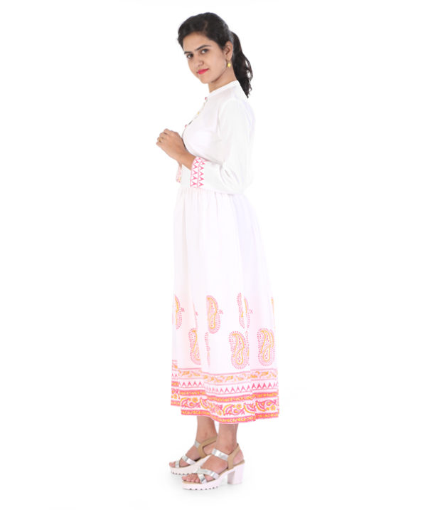 khadi_frock_style_motif_print_white_peach_long_kurta_3