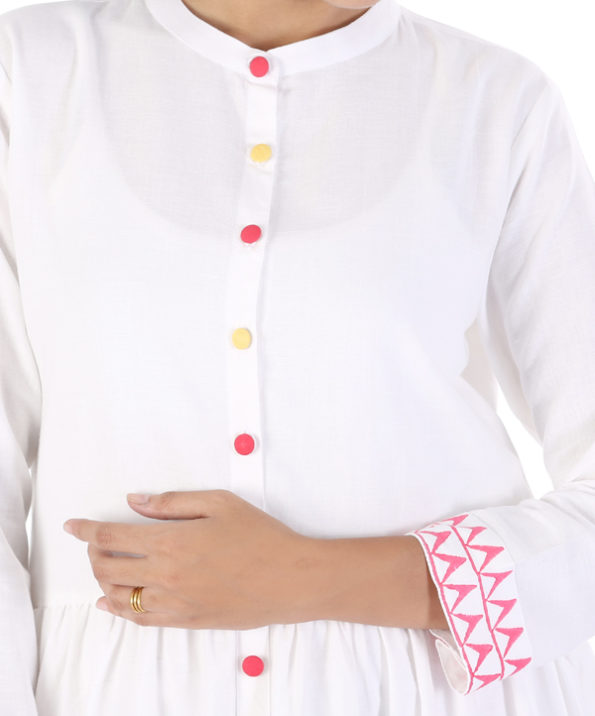 khadi_frock_style_motif_print_white_peach_long_kurta_5