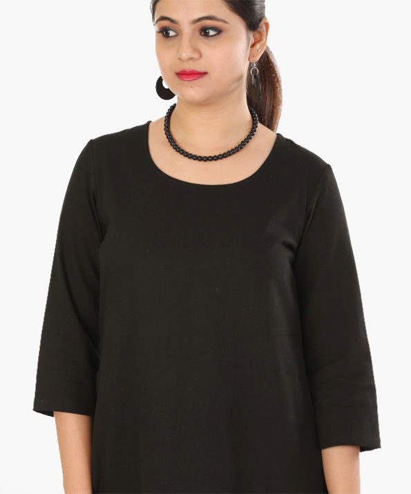 khadi_full_black_short_top_n_ikat_palazzo_4