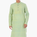 khadi_light_green_constructed_yarn_dyed_long_kurta_1