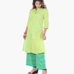 khadi_lime_green_yarn_dyed_constructed_embroidery_long_kurta_2