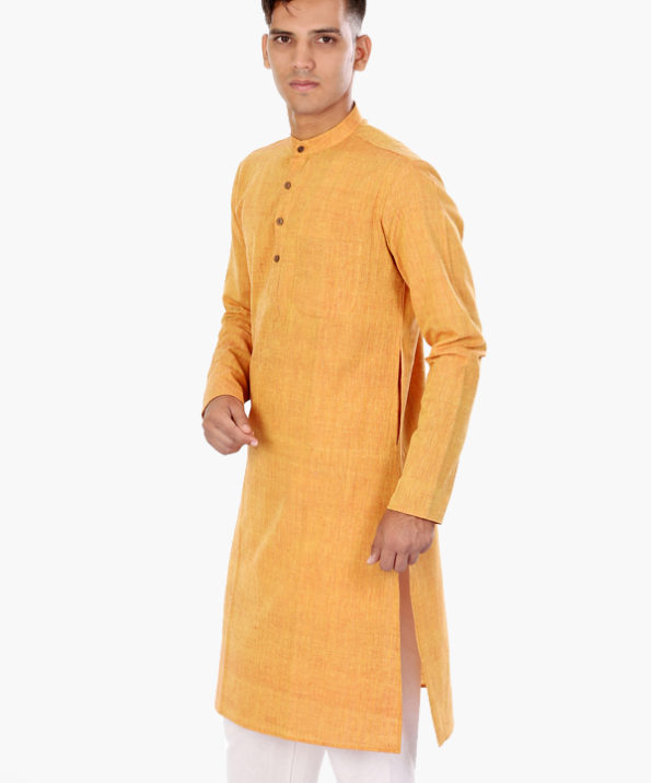 khadi_orange_constructed_yarn_dyed_long_kurta_2