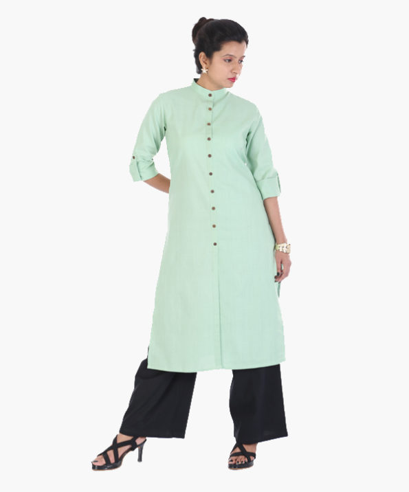 khadi_pastle_pista_green_plain_dyed_formal_kurta_2