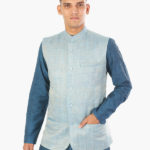 khadi_peocock_blue_jacket_1