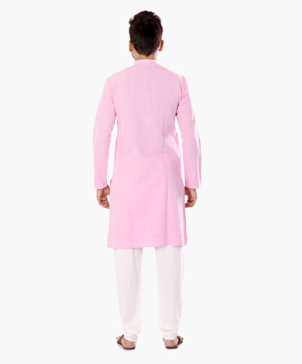 khadi_pink_yarn_dyed_ kurta_3