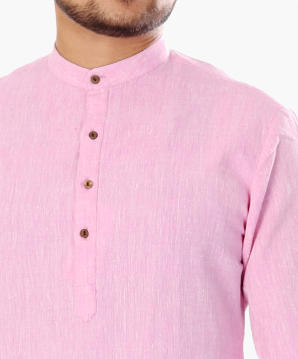 khadi_pink_yarn_dyed_ kurta_4