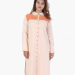 khadi_shirt_style_cream_orange_kurta_2