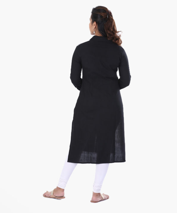 khadi_shirt_style_grey_black_kurta_3