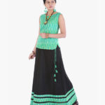 khadi_skirt_n_green_ikat_chevron_top_set_1