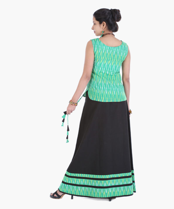 khadi_skirt_n_green_ikat_chevron_top_set_3