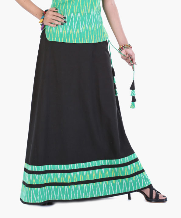 khadi_skirt_with_green_ikat_chevron_border_1