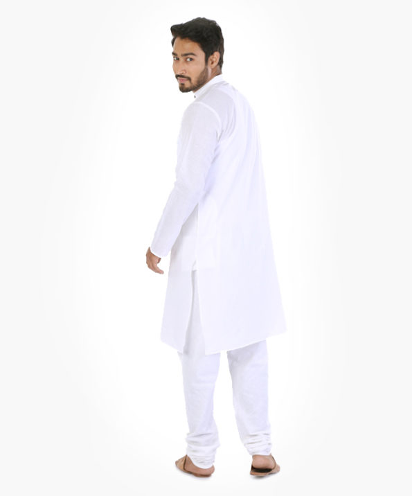 khadi_super_white_devine_puja_wear_festival_long_kurta_3