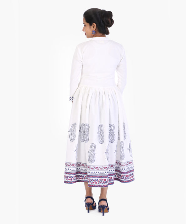 khadi_white_blockprinted_flared_kurta_dress_fabric_button_3