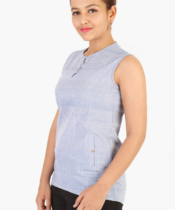 khadi_yarn_dyed-blue-short top-2