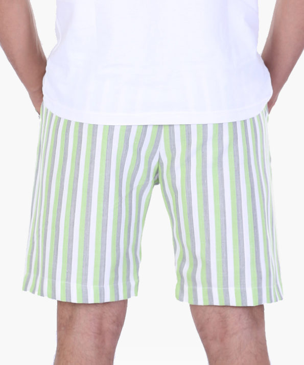 khadi_yarn_dyed_constructed_striped_green_shorts_3