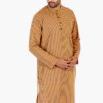 yellow_stripe_khadi_long_kurta_1