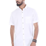 khadi_white_plain_metal_button_half_sleeve_shirt_1