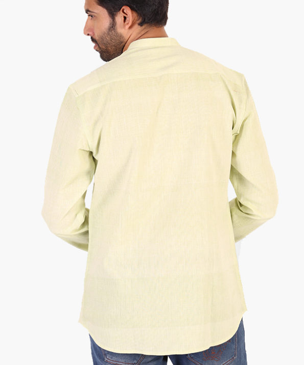 lime_green_stylish_khadi_shirt_3