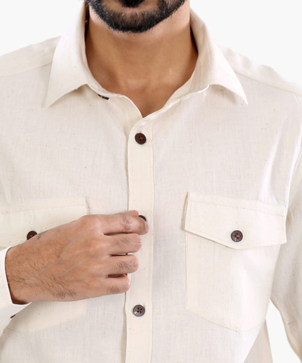 pure_khadi_off_white_double_pocket_shirt_4